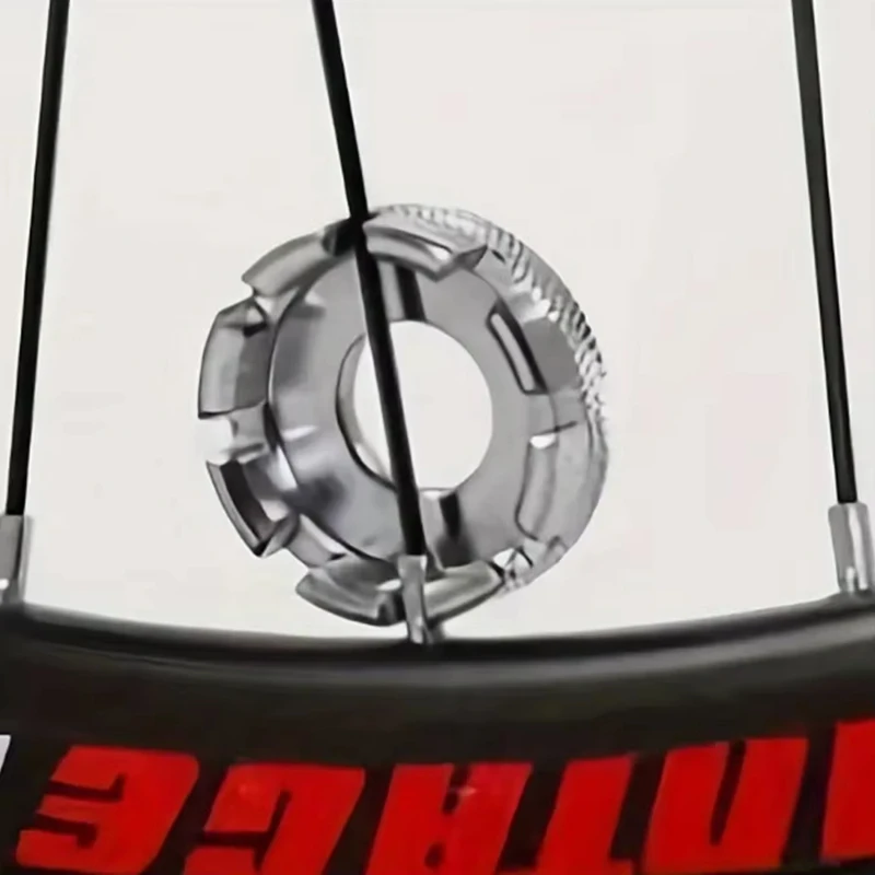 1 قطعة دراجة تكلم وجع لإصلاح الدراجة وتثبيت الإطارات دراجة هوائية جبلية تكلم أداة مجموعة-8 قطع الفضة وجع مجموعة