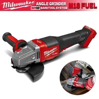 Milwaukee M18 FSAG125XPDB angle grinder 125 MM flat brake pedal switch vibration-proof electric tool M18 electric grinder.