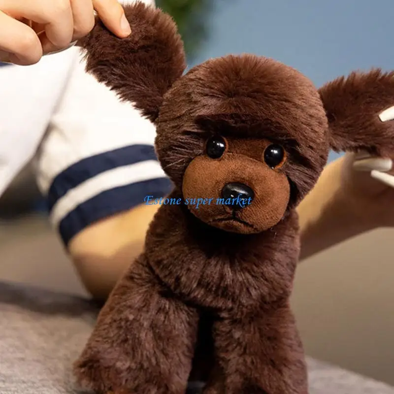 090B Soothing Puppy Plush Toy Stuffed Toy Soothing Doll Theme Soft Sweet Animal Dolls for Kids and Adults Cartoon Animal