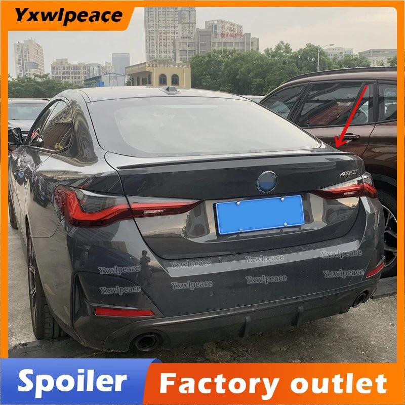 

M Style Trunk Spoiler for Bmw 4 Series G26 Gran Coupe 4-Door Sedan 2021 -2022 ABS Material Rear Trunk Wing