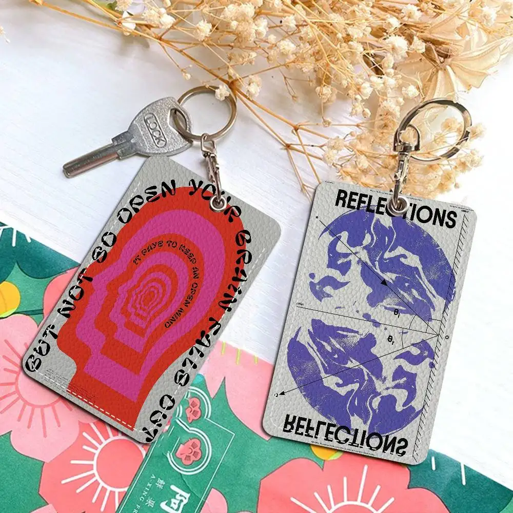 

Abstract Art Open Mind Personalised Holder Suitable For Bank Card,Subway, Bus Card Wallet Card Case Badge Holder Keychain