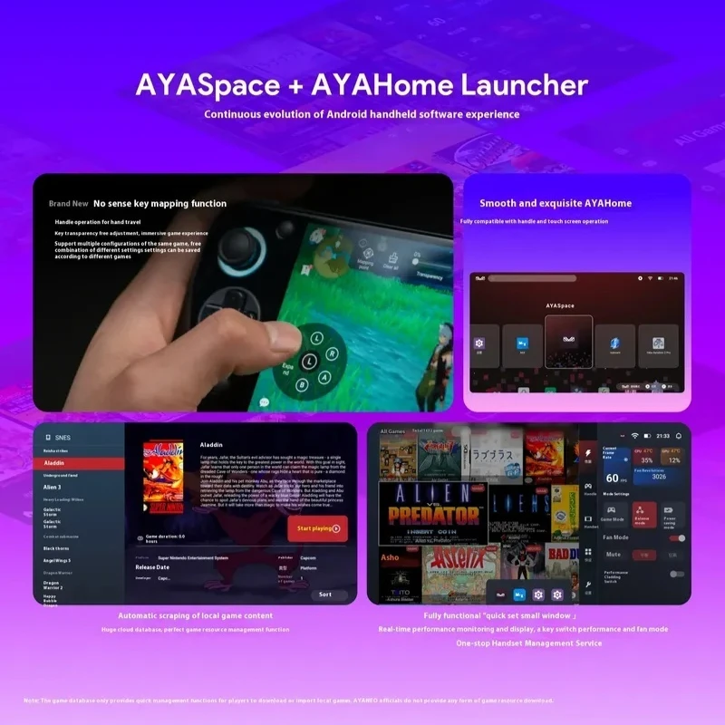 Rilis Baru AYANEO Pocket S G3XGen2 Konsol Game Konsol Game Android Layar Tanpa Batas 6 Inci 2K Hadiah Aksesori Gamer PC