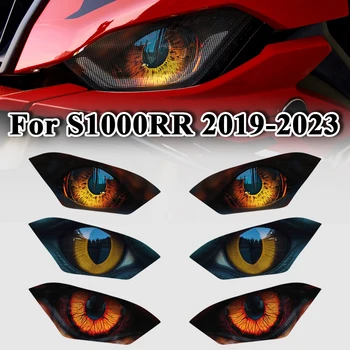 BMW S1000RR S1000RR S1000RR 2019-2022 2023 Motosiklet Far Çıkartmalar Aksesuarları Ön Kaporta Kafa Lambası Koruma Çıkartmaları