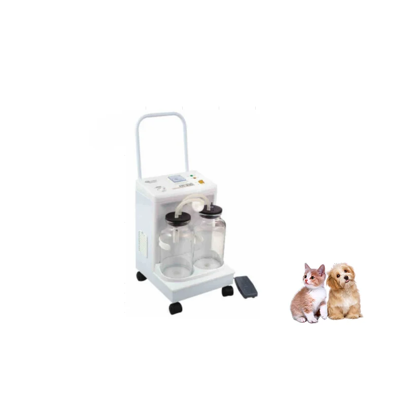 high performance Top Quality Veterinary Equipment Medical Surgical Use Aspirator Electric Mobile Suction Machine