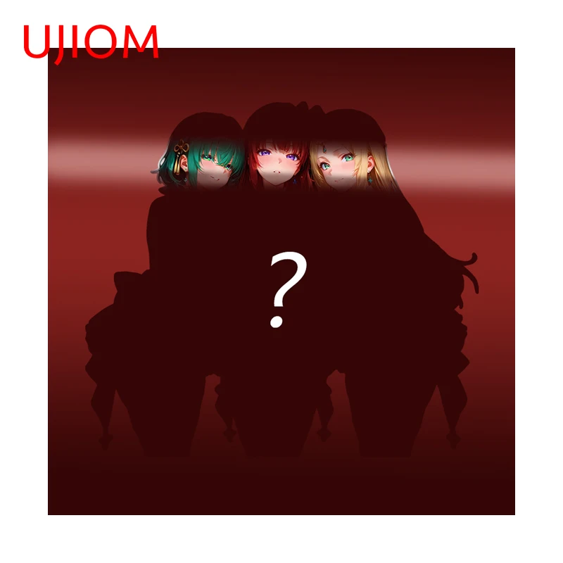 UJIOM Anime Girls Wall Sticker Trendy Premium Creative Advance Guard Customizable DecalVinyl Kitchen Cupboard Decor