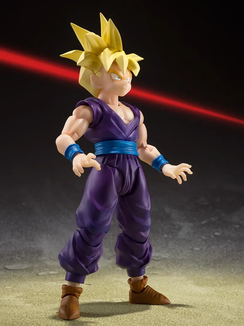 In Stock Original Bandai Dragon Ball Z S.H.F Goku Super Saiyan Son Gohan Anime Action Figures PVC Toys Models Collectible Gifts