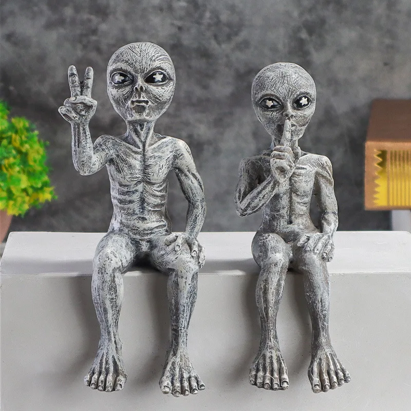 

Абстрактные поделки alien из смолы украшения книжный шкаф домашний Декор подарок на день рождения