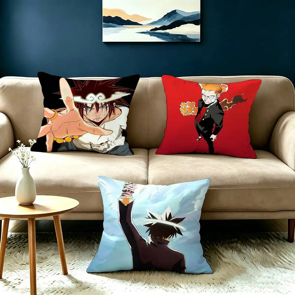 Top-tier Manga G.O Pillow Case Square Double-Sided Sofa Cushion Cover Bedroom Bedside Pillow