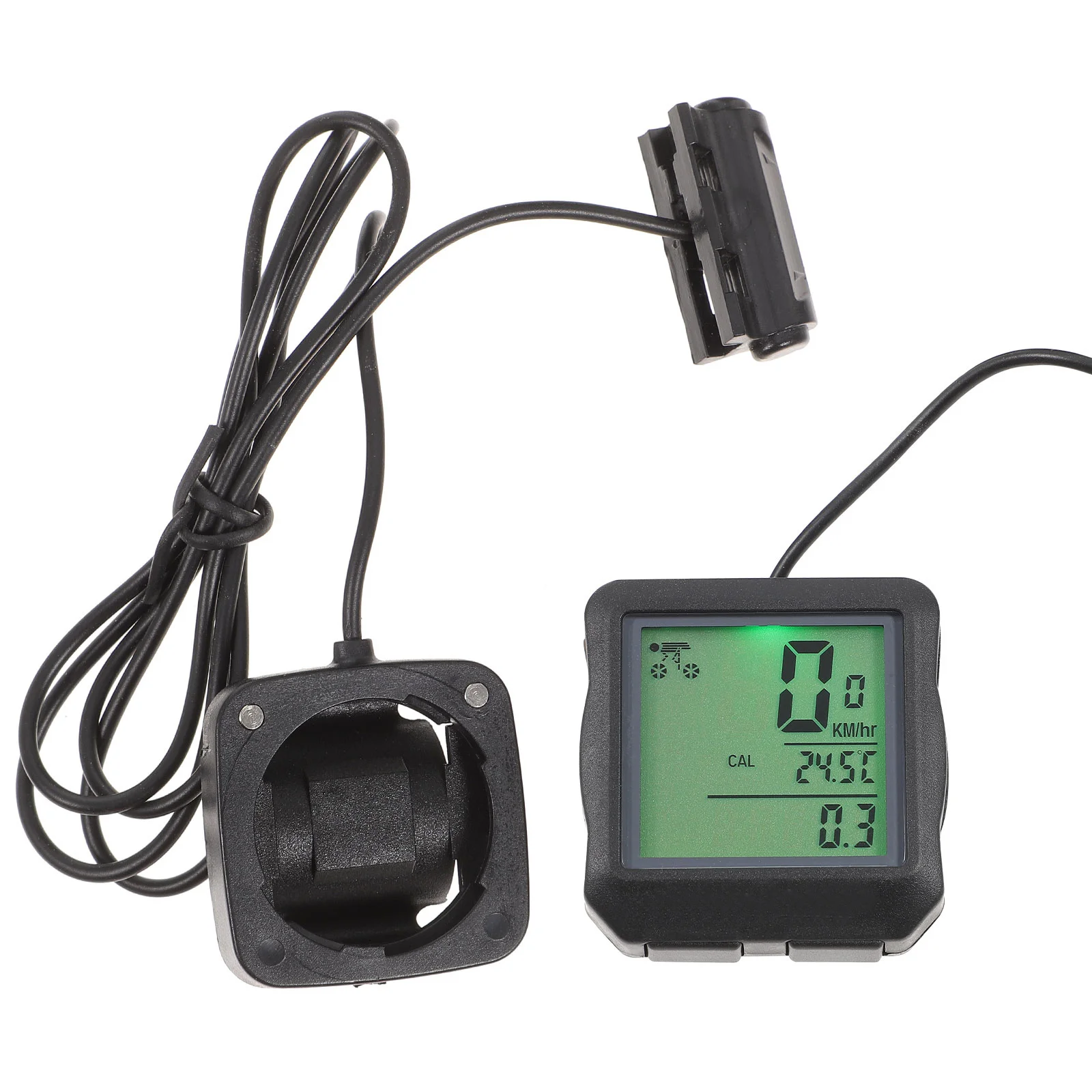 

【】Bicycle Odometer Speedometer Waterproof Bike Meter Durable Lcd Display For Cycling Bike Meter With