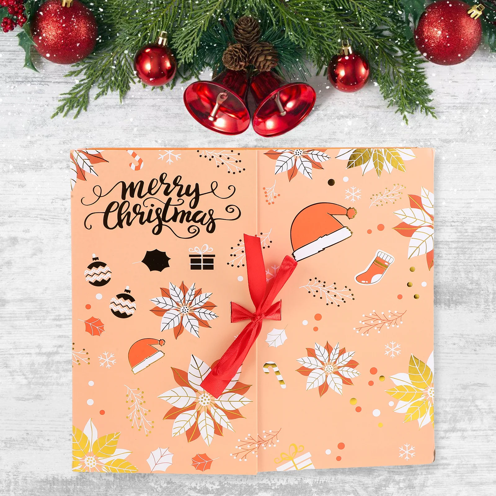 

Calendar Empty Christmas Gift Box Boxes Calendars 2025 Party Favor Bags Decoration