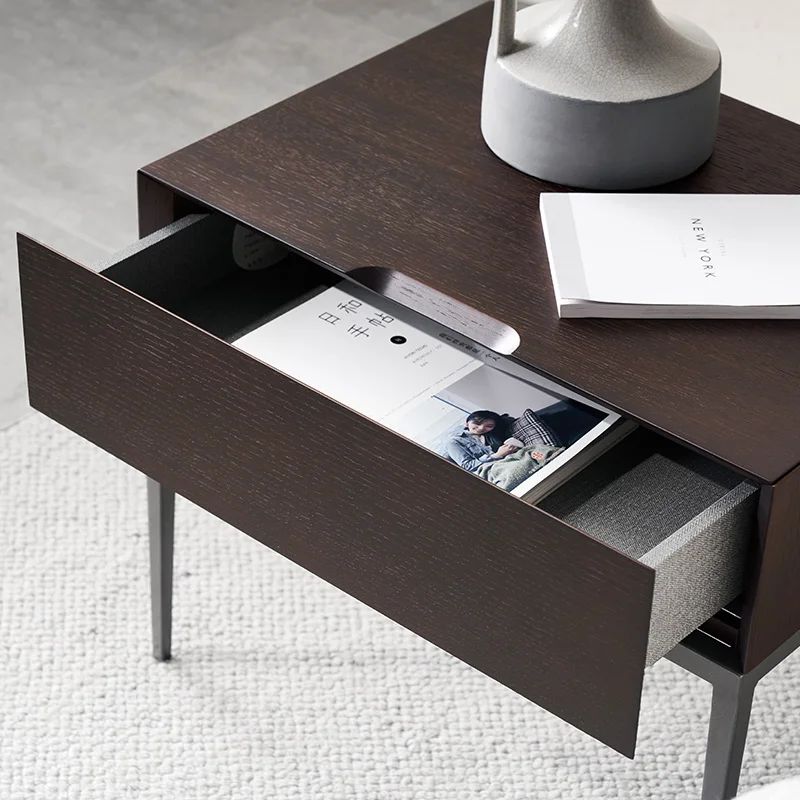 

minimalist bedside table small apartment bedroom furniture small bedside table H056510