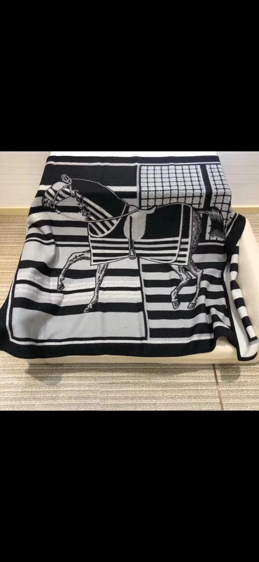 HF 140 * 170 cm invierno suave manta de Halloween cama sofá silla al aire libre