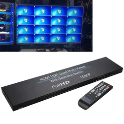 1080P 16x1 HDMI Multiviewer Multi Screen Display Divider Seamless Switch 4x1 8x1 Quad Multi-viewer for PS4 PS5 Camera PC To TV