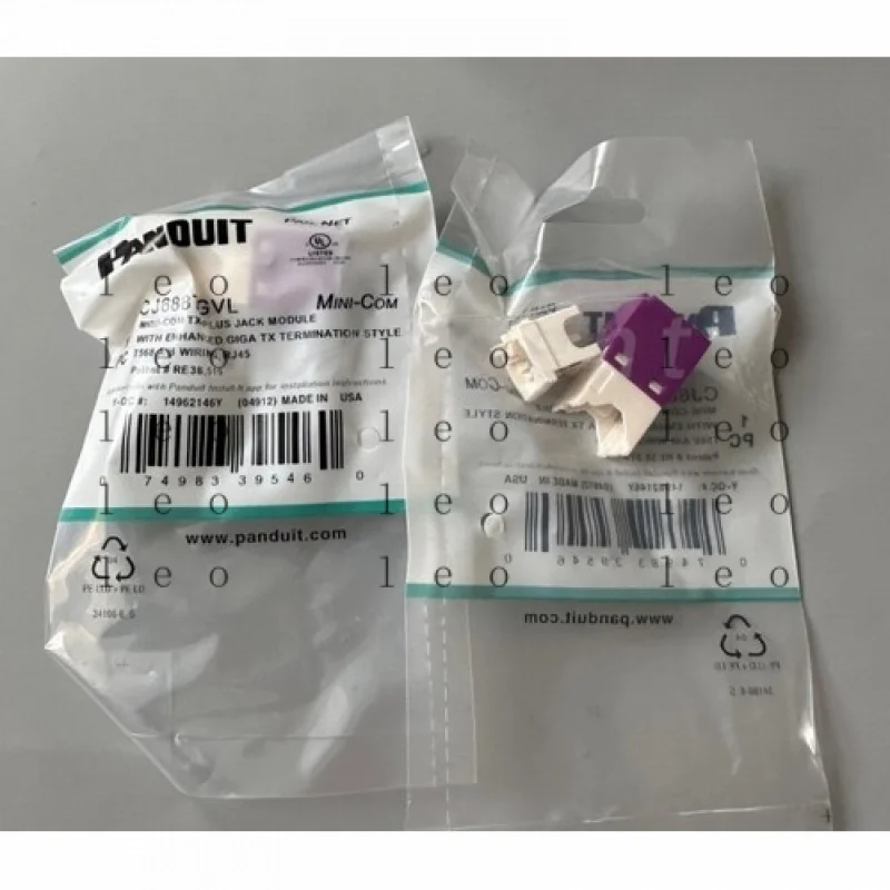 QW  50pcs Cat6 MiniCom UTP RJ45 Network Jack Module For Panduit CJ688TGVL Giga TX