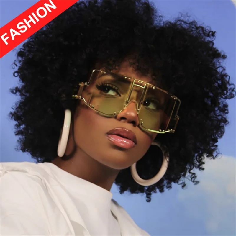 

Kenbo Eyewear New Arrival Fashion Big Frame Oversized Sunglasses Women Trendy Wraparound Lens Sun Glasses 2022