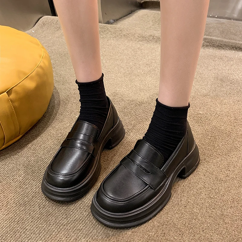 

Spring and Autumn Elegant Round Toe Sexy Casual Low Heel Women's Loafers Fashionable Best Selling New Comfortable Mother Shoes