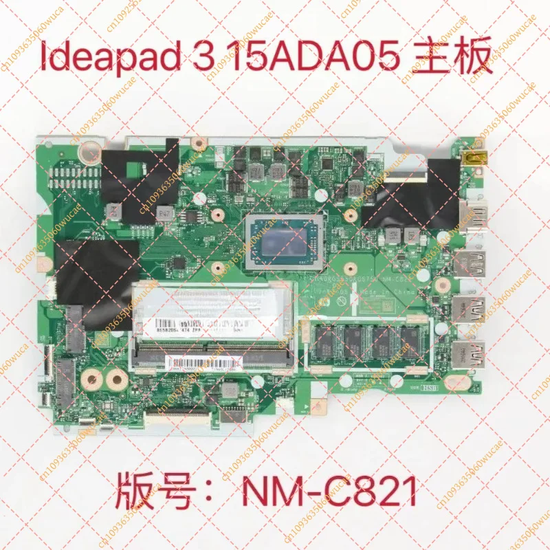 NM-C821 Laptop Motherboard for Lenovo IdeaPad 3 15ADA05 | AMD Ryzen R3/R5/R7 CPU with 4GB RAM Replacement