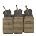 tan-Triple pouch