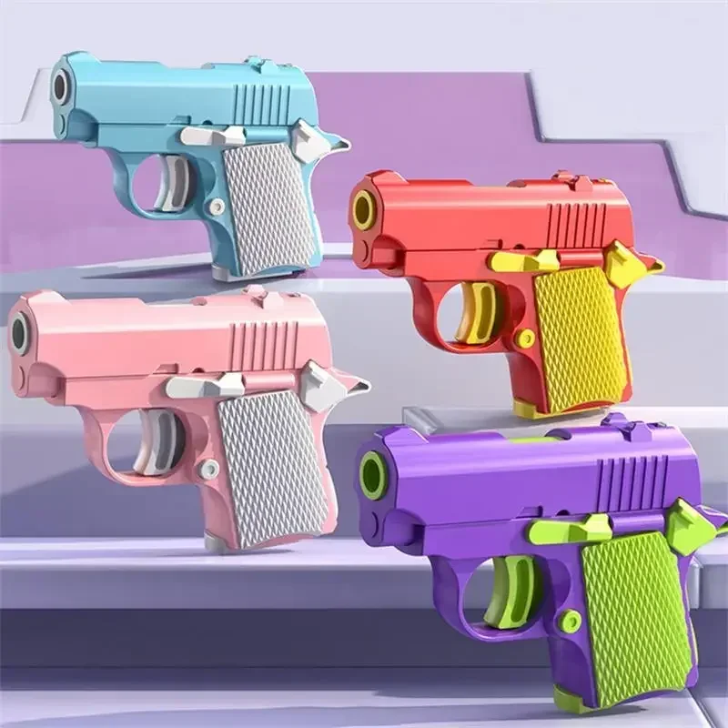 Mini 3D Print 1911 Children'S Toy Guns Model Fidget Toy for Kids Adults Stress Relief Toy Children Decompression Gift
