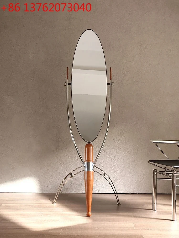 Rotating Body Floor Mirror Angle Adjustable