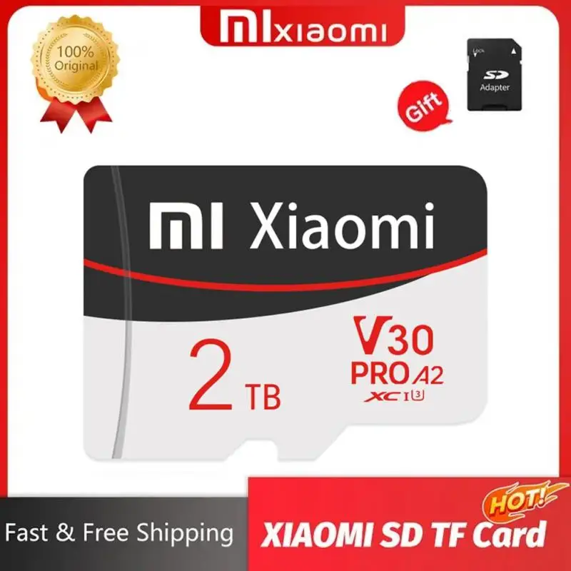 XIAOMI Memory Card 2TB V30 Pro Micro TF SD Card 1TB ad alta velocità 512GB 100 MB/S Cartao De Memoria archiviazione dati per Nintendo switch