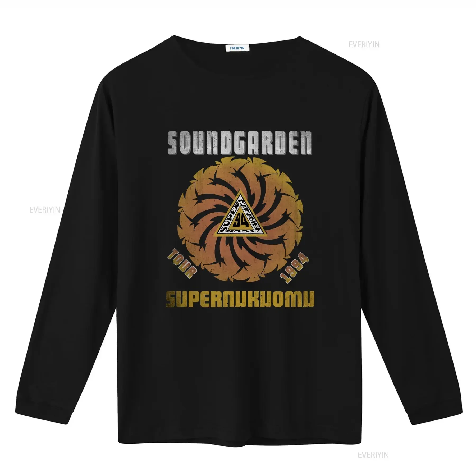 Soundgarden Superunknown Tour 1994 T Shirt Vintage Rock Band Design vintage Washed Versatile Stretched fashion graphic Slightly