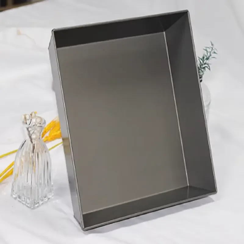 Factory direct sales can be customized square aluminum alloy Detroit pizza plate low price anode hardening food grade baking