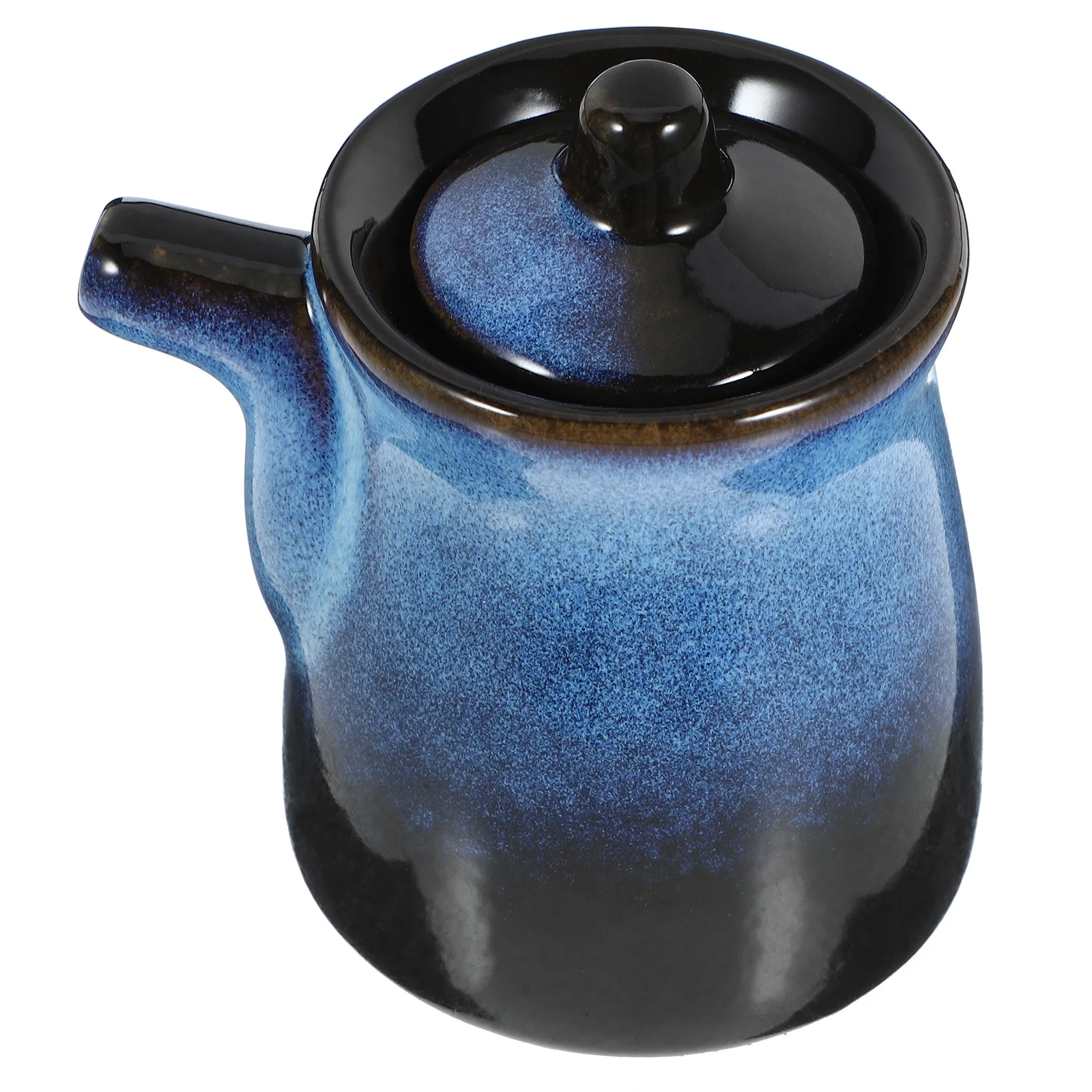 المطبخ زجاجة خل السيراميك موزع صلصة الصويا المنزلية وعاء الزيت تخزين الحاويات تصميم أنيق وعملي