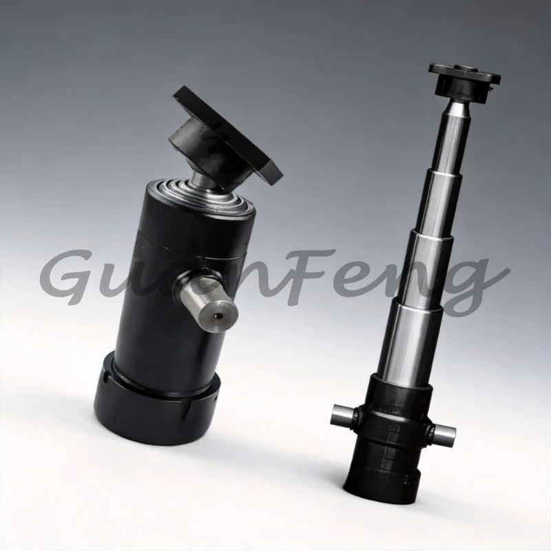 Custom Plunger Hydraulic Cylinder Kit, Telescopic Dump Hoist Tipping Cylinder for Tipper Truck