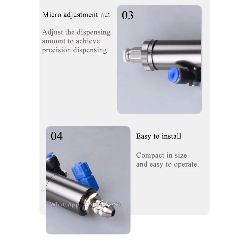 Thimble Dispensing Valve Single Liquid Coating Valve Low Viscosity Glue Yellow Glue UV Glue White Latex Automatic Line Drawing