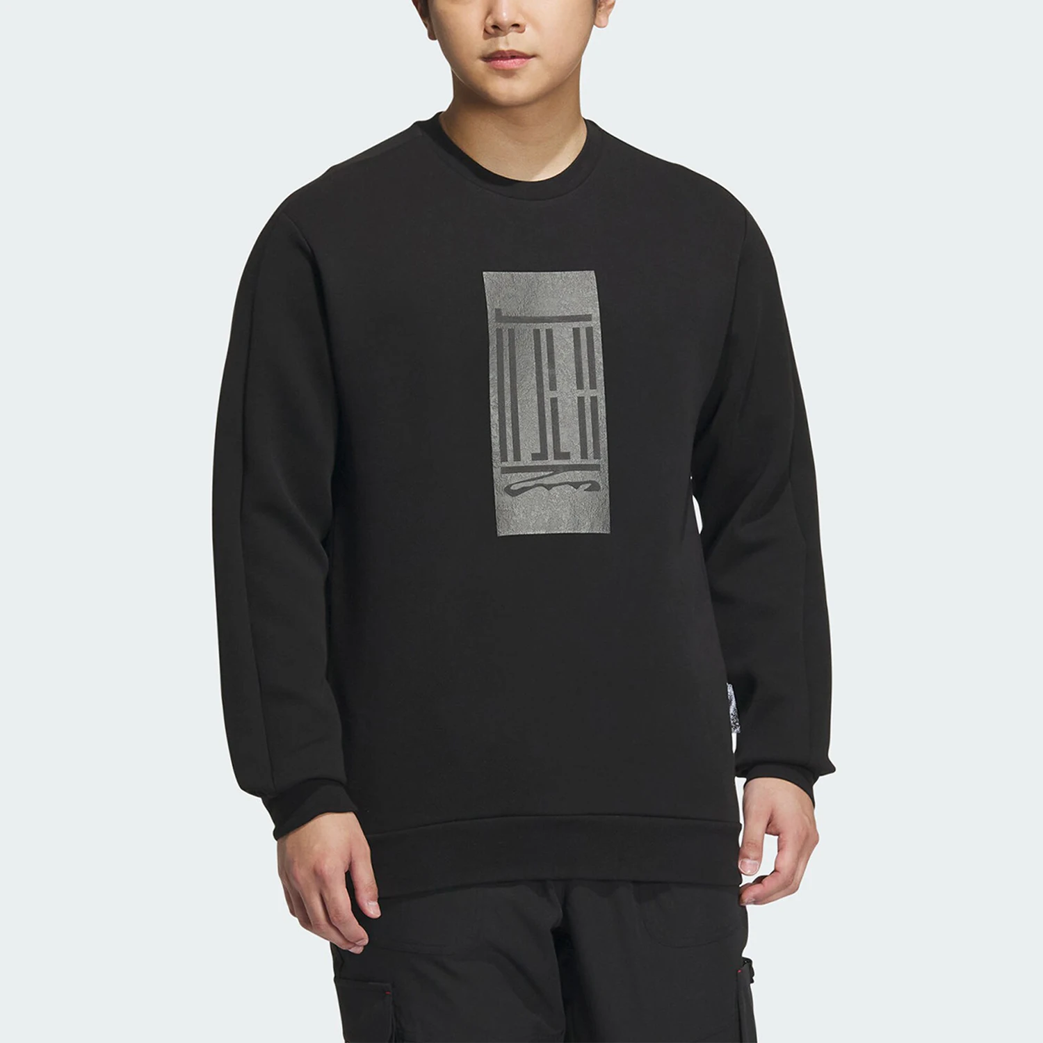 

Официальный новый мужской простой свитшот Adidas с круглым вырезом IP4946