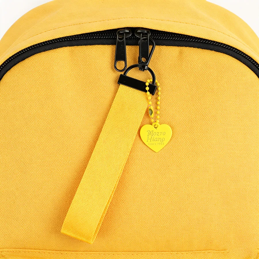 Selected High Quality Fabric Keychain Unisex 5 Colors Available Cute Heart Bag Backpack Charm Pendant Decoration Love Key Ring