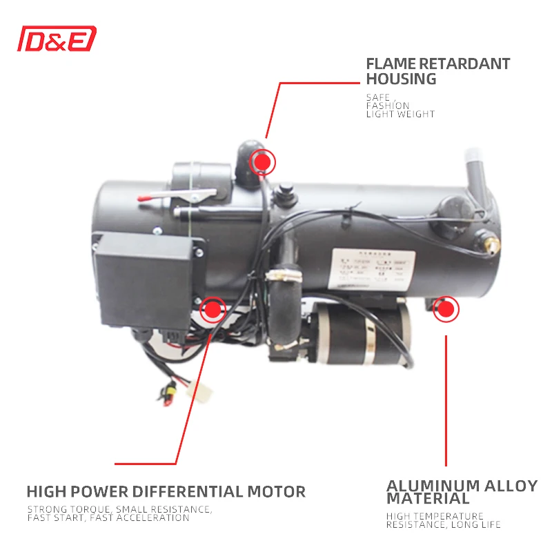 Diesel Parking Heater, 5KW 10KW 16KW 12V 24V Water Liquid Heater, Truck Engine Preheater for MAN DAF Heavy Duty Trucks RVs Boats