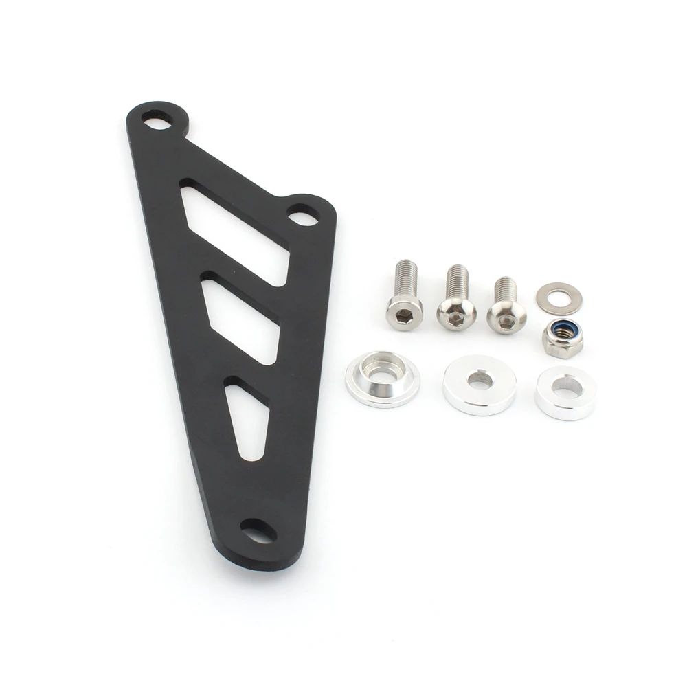 MOTO4U Aluminum Exhaust Hanger Bracket Muffler Exhaust Holder Motorcycle Modification For Kawasaki ZX-10R ZX10R 2004 2005