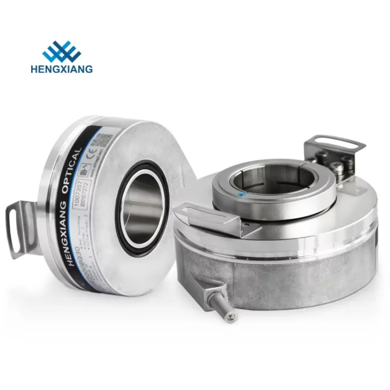 GOOD K76-J6E1024BQ25H IP50 HENGXIANG 24V DC Hollow Shaft Mechanical Encoder 48000PPR Square-Wave Output