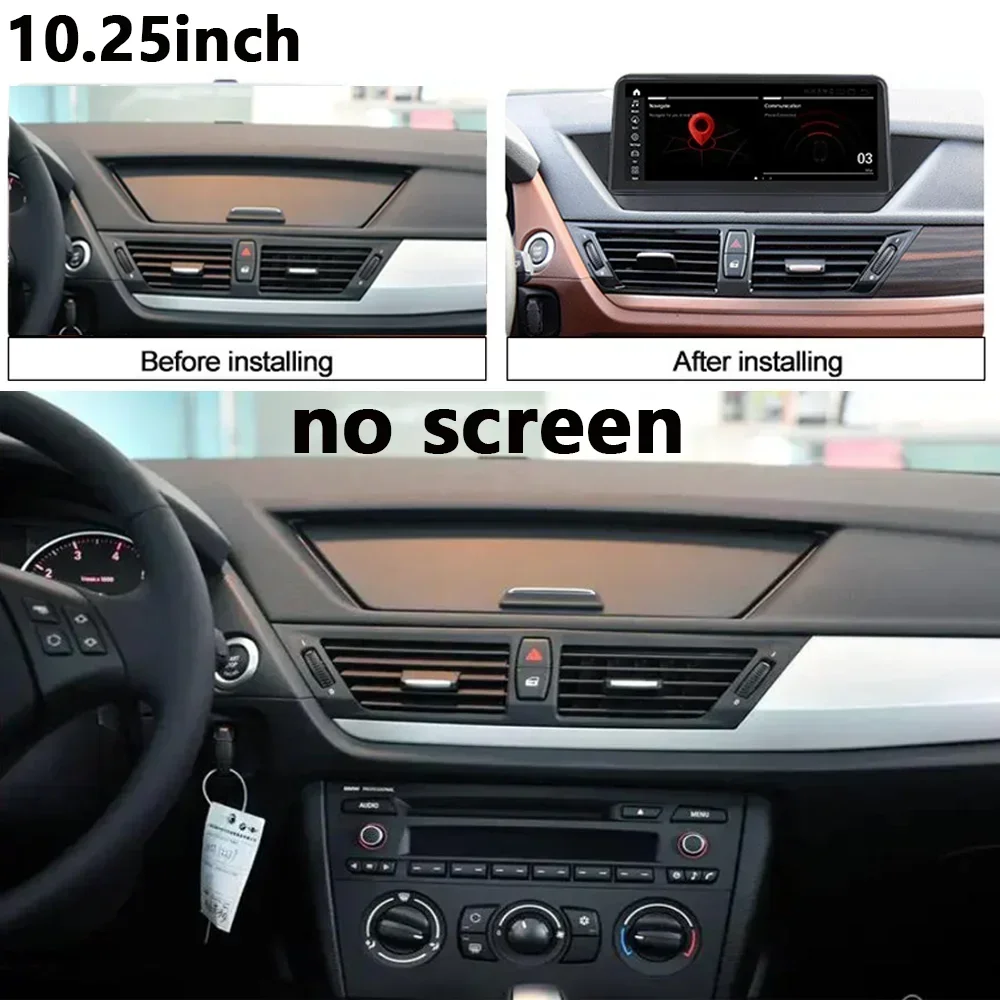 JingTian Car Carplay DSP Android Auto 12 DVD Navigation GPS Audio Radio Multimedia Video Player for BMW X1 E84 2009-2015 MP5