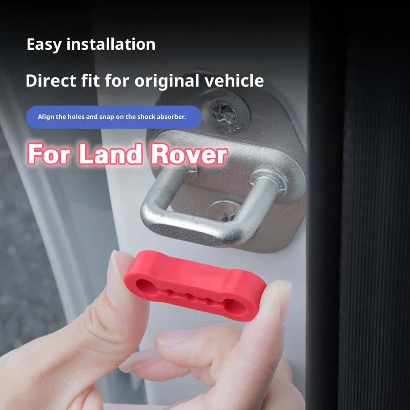 Звуковой демпфер, буфер дверного замка для Land Rover Range Rover Evoque Sport Velar Defender Rattling STOP, звукоизоляционный глухокий уплотнитель, глушитель