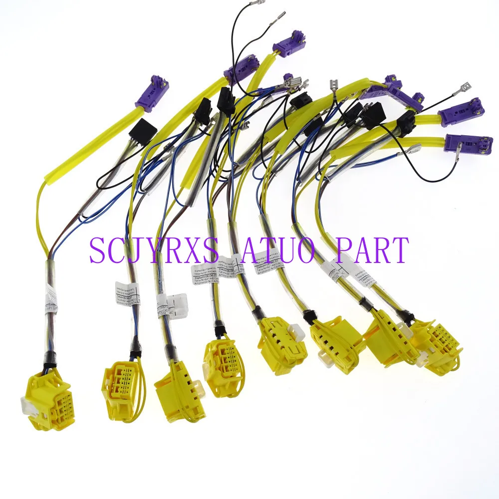 Qty8 1K0971584C Multifunction MF Steering Wheel Cable Wire Harness for Golf MK5 Caddy Passat B6 Bora Eos Jetta 1K0 971 584C