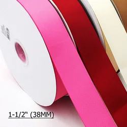 [IuBuFiGo] Grosgrain Ribbon Plain Solid Color Wholesale 100 Yards/lot For Wedding Wrapping Packing Decorative