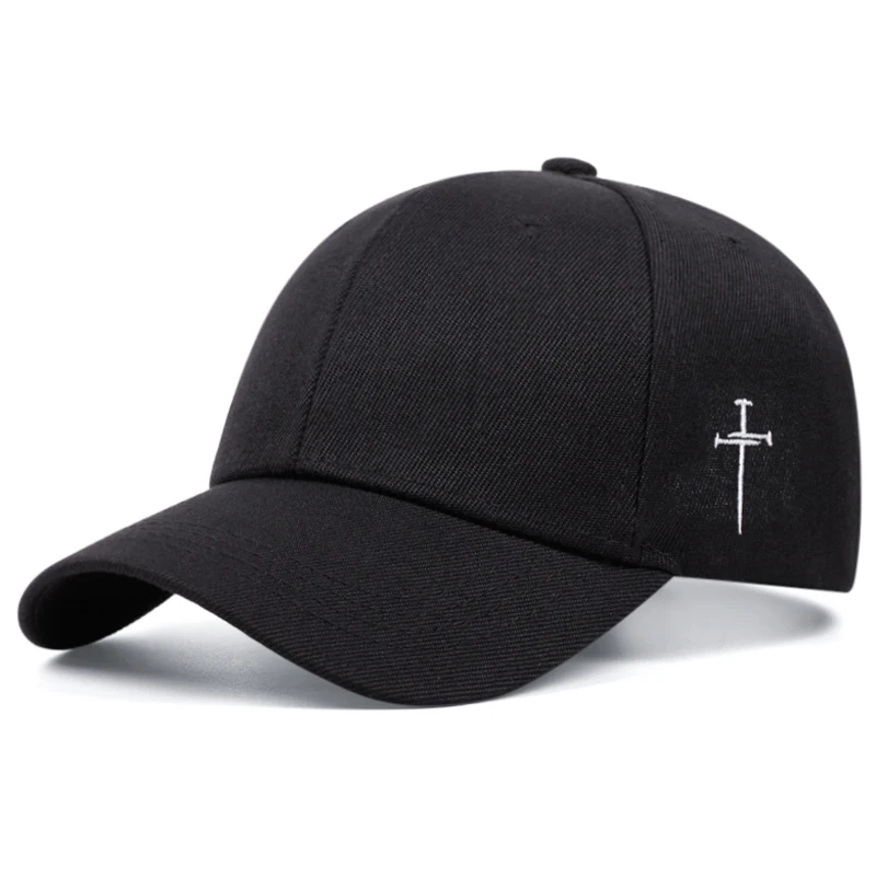 2024 New Fashion Cross Letter Embroidered Fashion Men And Women Casual Neutral Hip Hop Sun Shade Baseball Hats