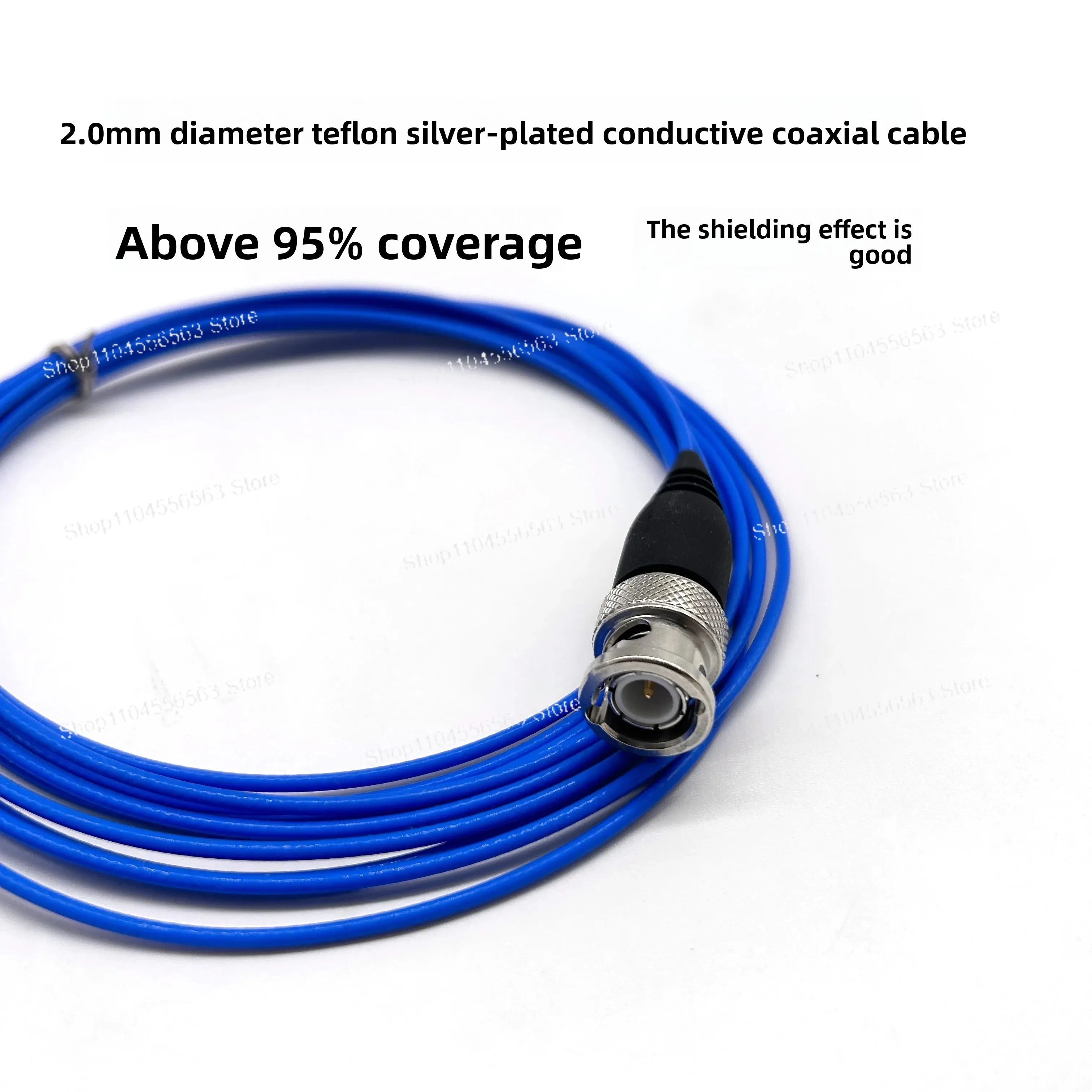 

10-32 Turns IEPE Sensor Connection Cable, BNC Coaxial Wire for High-Temperature Vibration Acceleration Testing Equipment