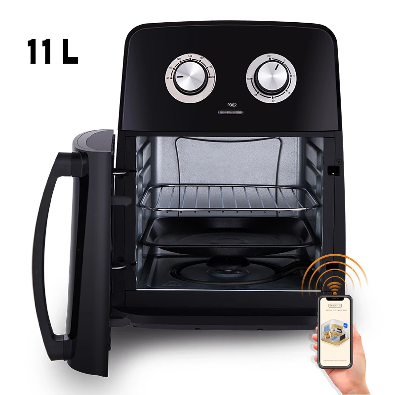 

wifi smart cooker non-stick digital electric air fryer oven baking utensils air pot tefal