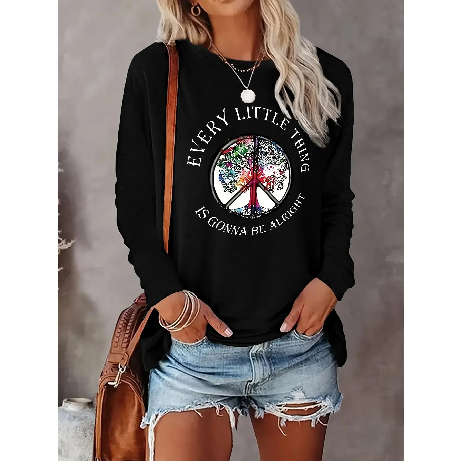 Women's Oversized Plus Size Soft Loose Fit Cotton T-Shirt - 