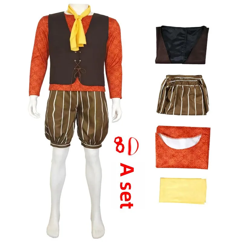 

Sek Monster Cosplay Costume Dwarf Role-Plang Real Person loween Cos Traditional Chinese Costume Women's Faion