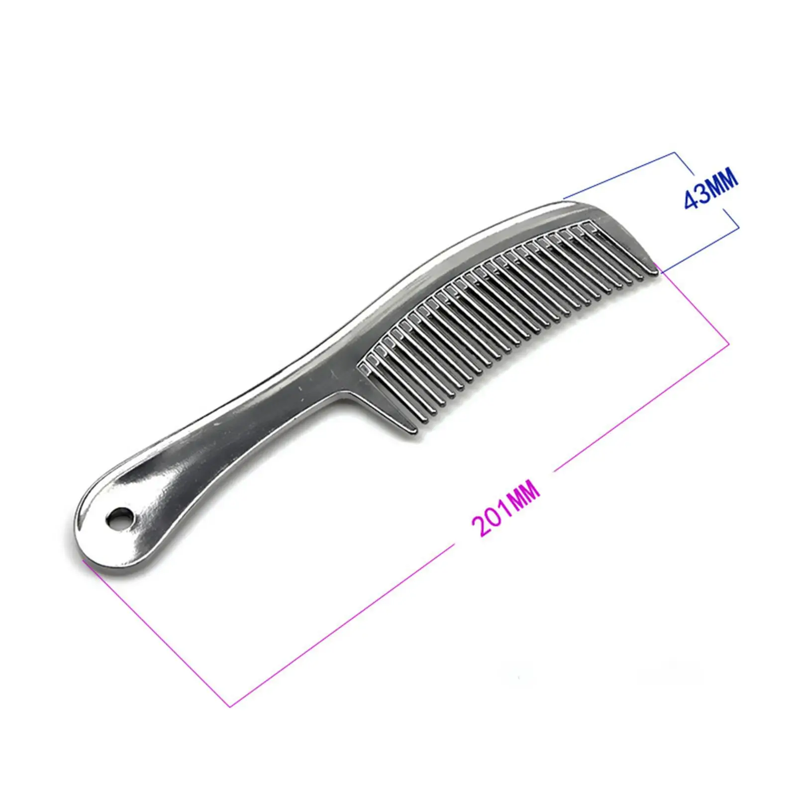 Aluminum Horse Grooming Comb Lightweight Mane Brush Cleaning Tool for Horses Grooming Kits and Pet Care view 3