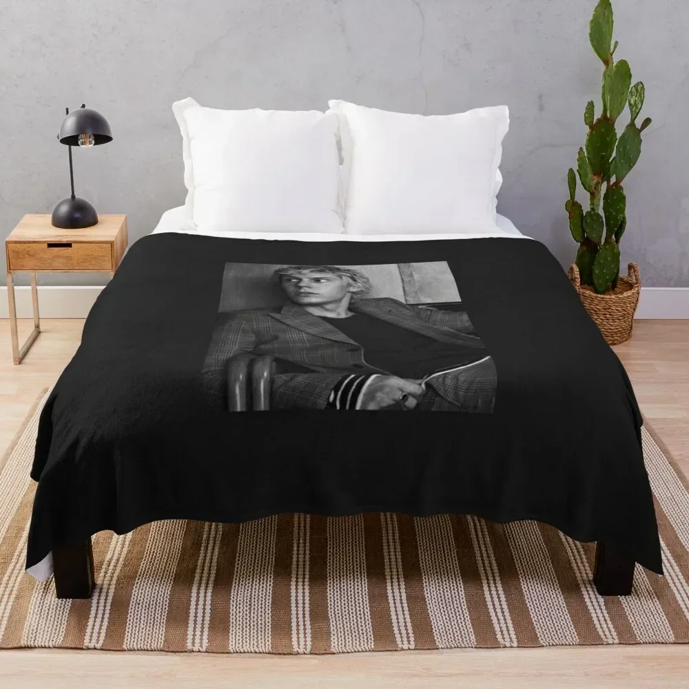 

Evan Peters Throw Blanket Stuffeds Comforter Baby Travel Blankets