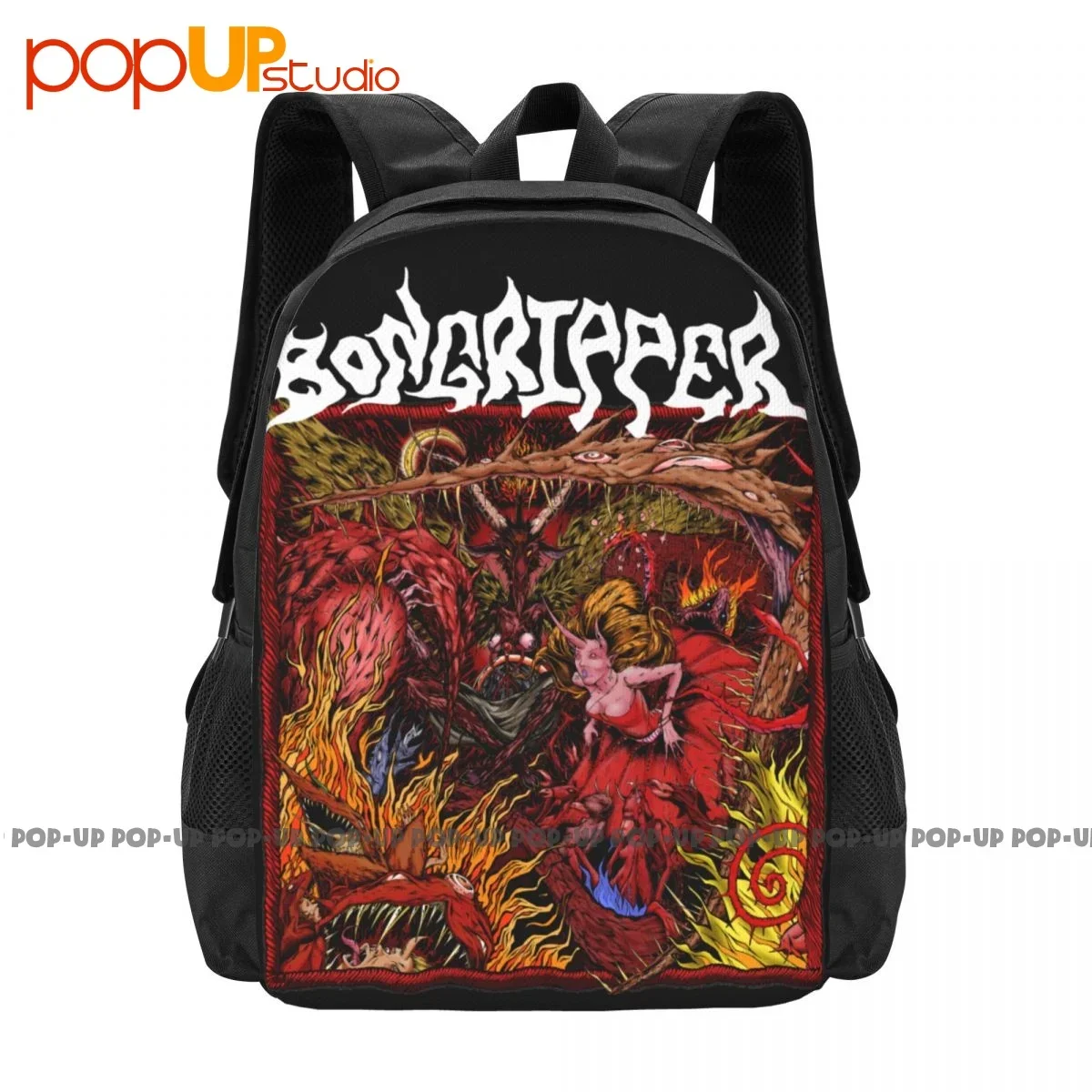 Bongripper Electric Wizard Saint Vitus Orange Goblin Backpack Large Capacity Backpack Outdoor Running