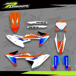 Motorcycle Graphics Decal Stickers Kits for KTM SX SXF 2023 2024 2025 EXC EXCF 2024 2025 2026 Number Name Custom