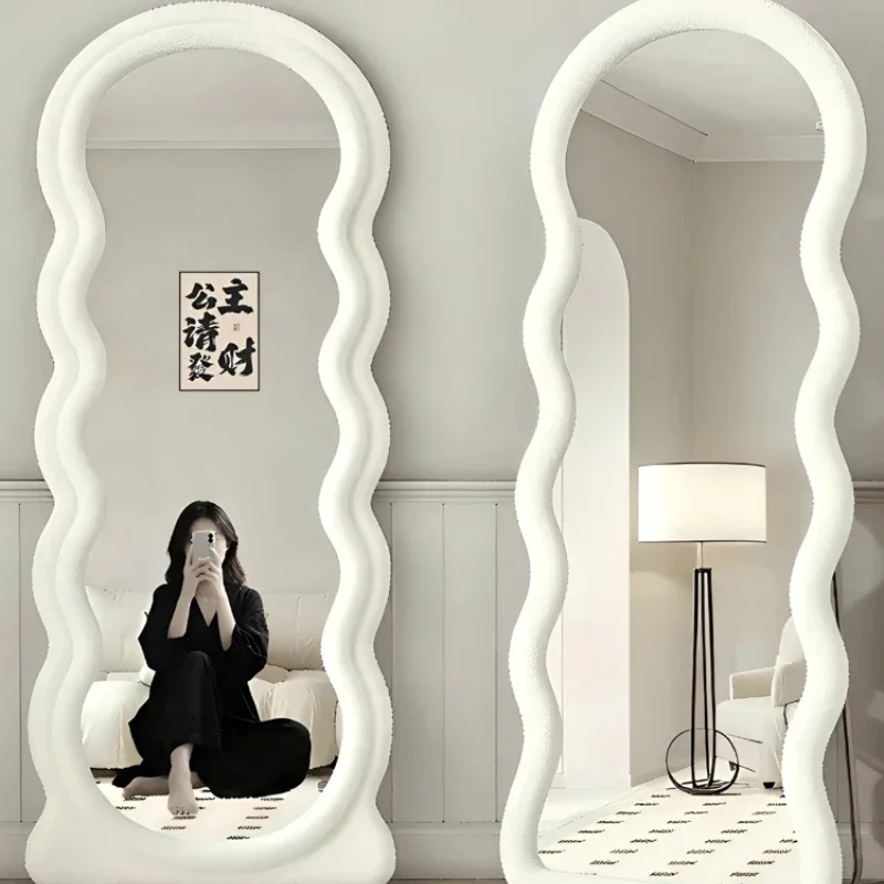 Modern Display Vanity Mirror Bathroom Design Standing Vanity Mirror Horizontal Nordic Adornos Para El Hogar House Accessories