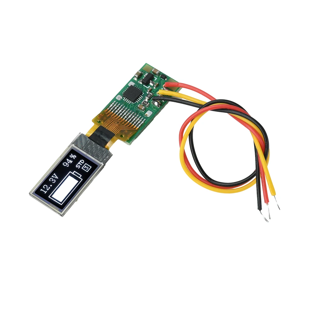 DC 0-30V Ultradünnes Digitales Voltmeter und Batteriemessgerät 0,5 Zoll OLED-Display Spannungsprüfer 1-6S Batteriestandsanzeige – Detail 4